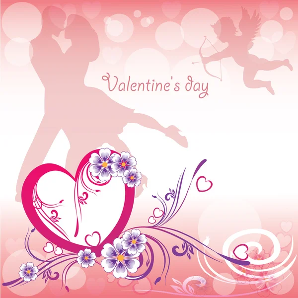 Background Valentine's Day — Stock Vector