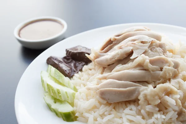 Гайнанский куриный рис — стоковое фото