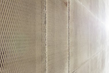 beyaz demir tel çit ile light