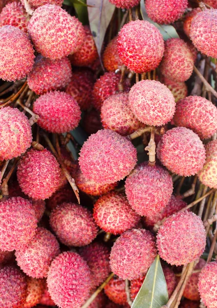 Owoce liczi (litchi chinensis) — Zdjęcie stockowe