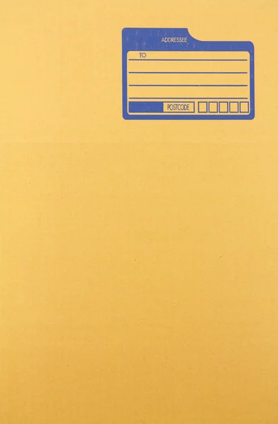 Cartão com espaço em branco para endereço — Fotografia de Stock