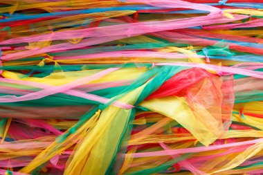 Gökkuşağı renkli kumaş arka plan