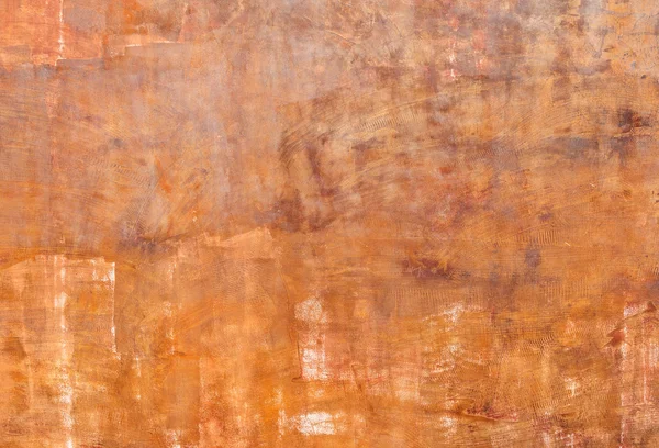 Nieczysty pomarańczowy czerwony mur tło — Zdjęcie stockowe