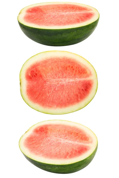 Set of watermelon on white background — Stock Photo, Image