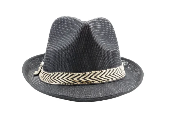 Beyaz arka plan üzerinde izole fedora şapka