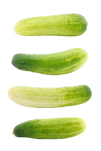 Set of cucumber isolated — Stock Photo, Image