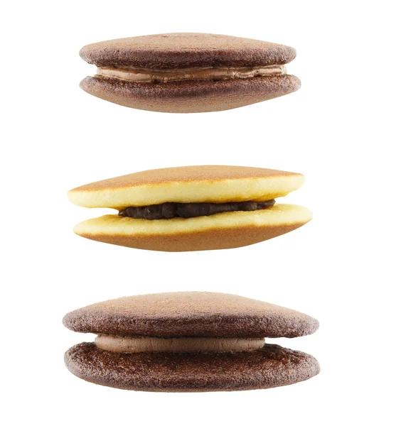 Set of dorayaki isolated on white background — Stock Photo, Image