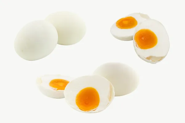 Set of salted duck egg (Thai food) Royalty Free Stock Images