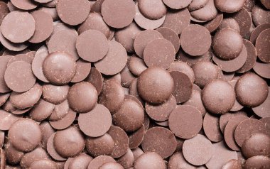 arka plan için çikolata parçacıkları yığını