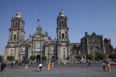 mexico City plaza zocalo Katedrali