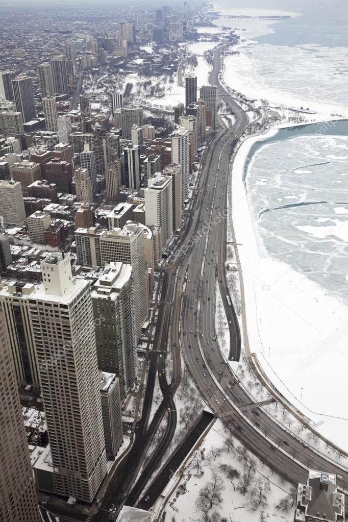 Chicago in winter
