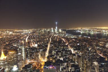 Vista de Manhattan hacia el distrito financiero