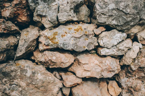 Alte Steinmauer Stein Textur Oder Hintergrund Nahaufnahme — Stockfoto