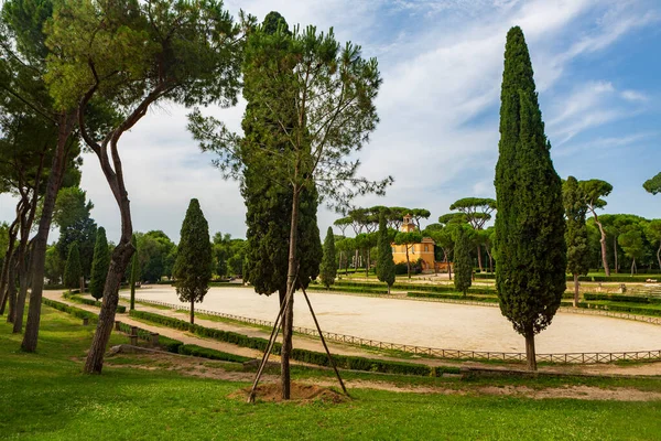 Villa Borghese Est Troisième Grand Jardin Paysager Rome Italie Qui — Photo