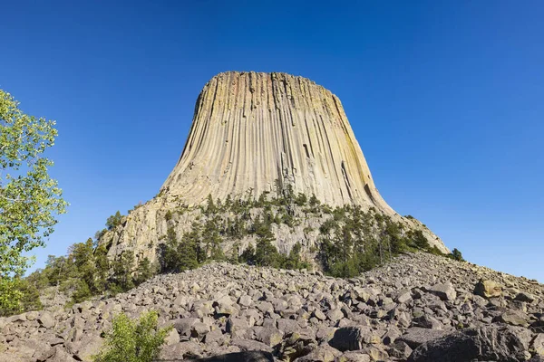 The Devils Tower, a geologic feature that protrudes out of the prairie of the Black Hills, is considered sacred by Northern Plains Indians and one of the finest crack climbing areas in North America.