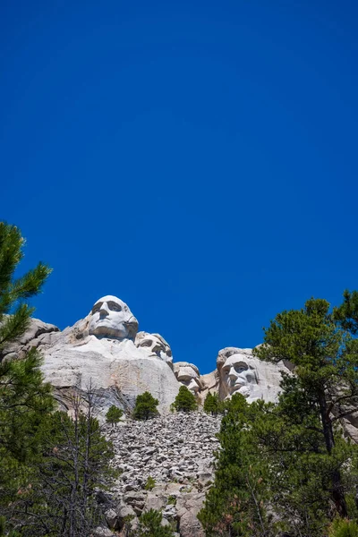 Mount Rushmore National Memorial Depicts Presidents George Washington Thomas Jefferson — Foto de Stock