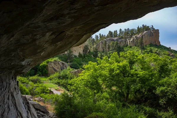Piktografová Jeskyně Státní Park Montana Poblíž Billings Domov Tří Jeskyní — Stock fotografie