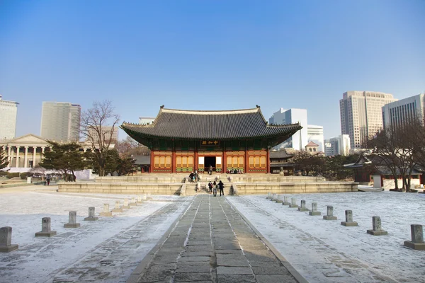韩国首尔 kyongbokkung 宫 — 图库照片
