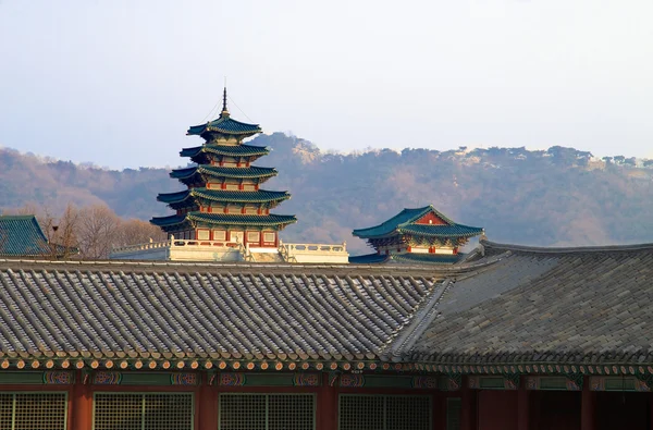 Kyongbokkung Palace, Seoul Corea — Foto Stock