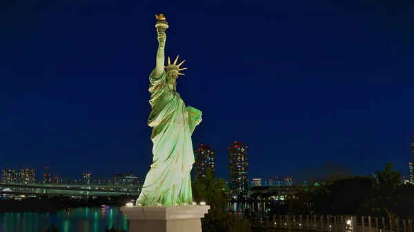 The Statue of Liberty in Tokyo, Japan Royalty Free Stock Photos
