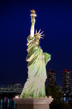 Statue of Liberty in Tokyo clipart