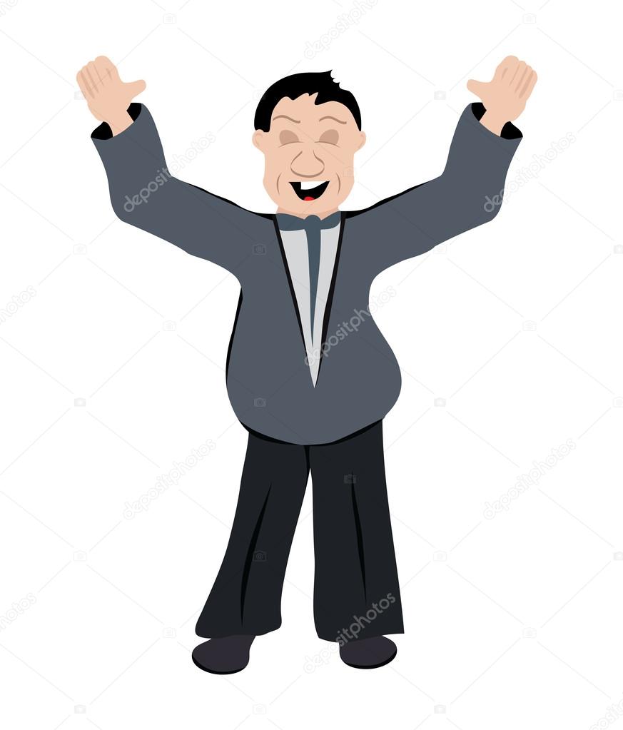 happy office worker stock vector egrafika 33073317 worker stock