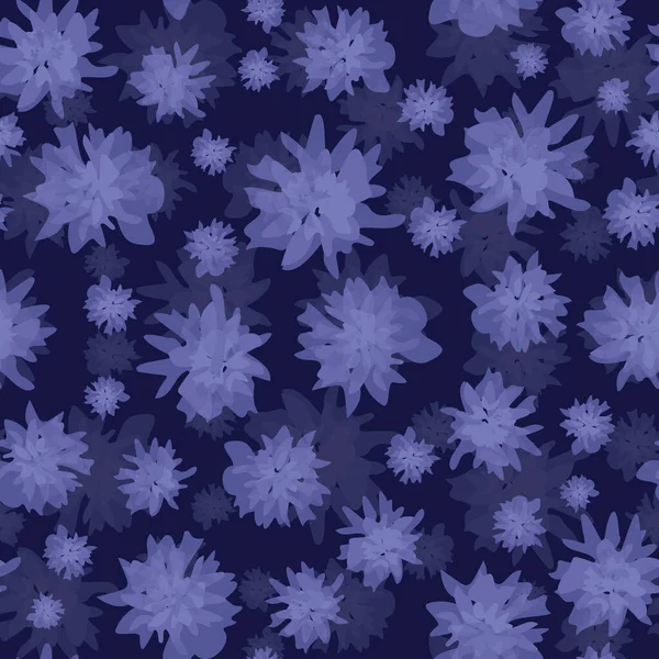 Papier tissu fleurs têtes motif vectoriel sans couture — Image vectorielle