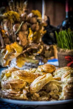 Geleneksel Ortodoks Noel arifesi sofrası 