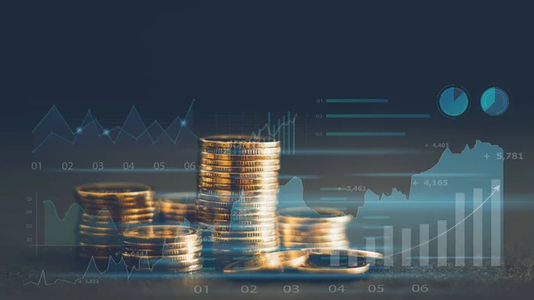 Bilgi grafiği ya da veri tablosu olan bozuk paralar. Borsa veya döviz kurunda strateji planlaması ya da analizi yapan yatırımcı ya da tüccar ticareti. Finansal ve yatırım fikri