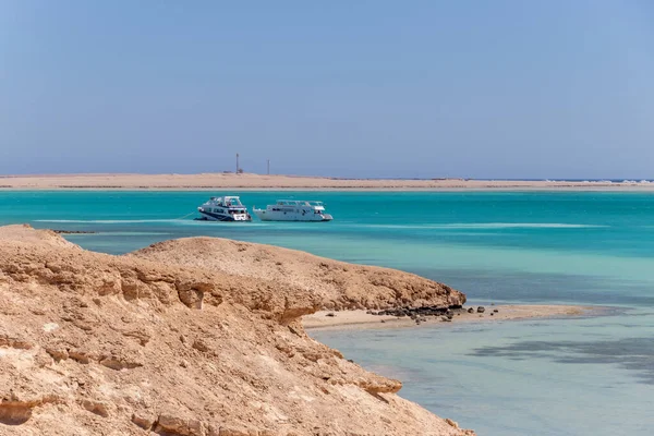 Hurghada Egypt September 2021 Orange Bay Beach Crystal Clear Azure Stock Image