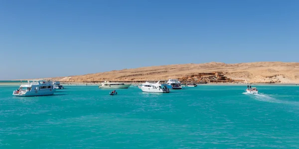 Hurghada Egypt September 2021 Orange Bay Beach Crystal Clear Azure Royalty Free Stock Photos