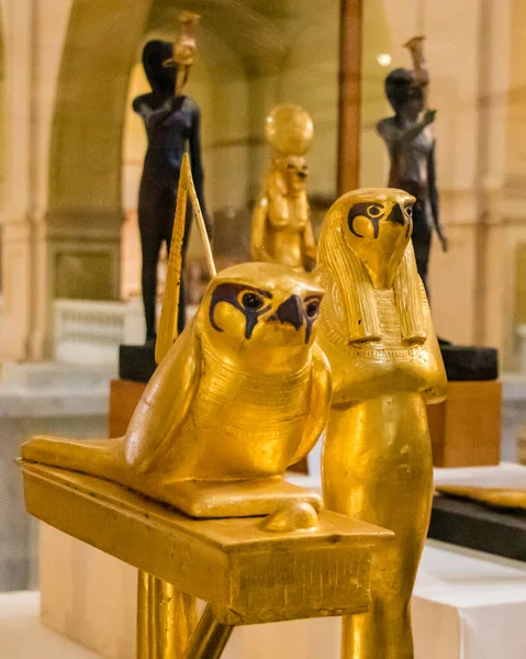 Cairo Egyiptom Április 2019 Ókori Leletek Egyiptomi Múzeumban Kairó — Stock Fotó