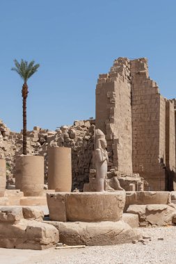 Karnak Tapınağı Kompleksi, bir köy biçimindeki bir dizi tapınak, şapel ve diğer binalardan oluşur..