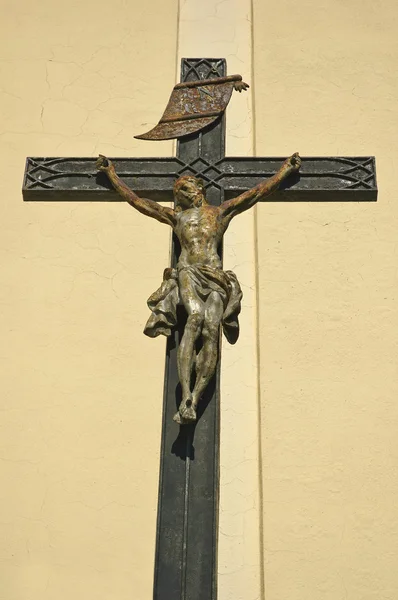 Jesus Cristo na cruz . — Fotografia de Stock