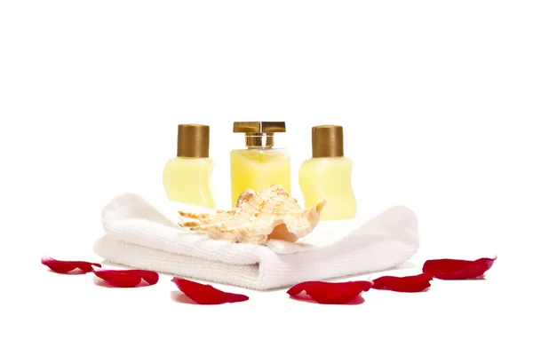 beyaz izole spa losyonlar