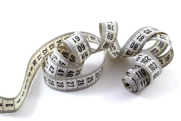 Curved measuring tape — Stock Photo, Image