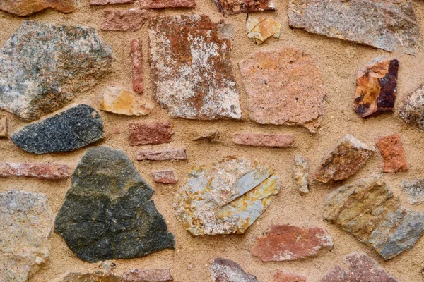 큰 바위와 모래의 벽 — 스톡 사진