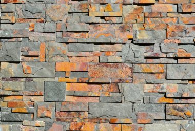 Wall of cut stone clipart