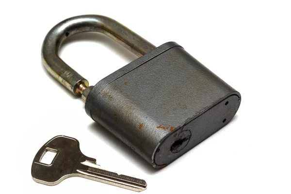 Old castle and a key — Stock Photo, Image