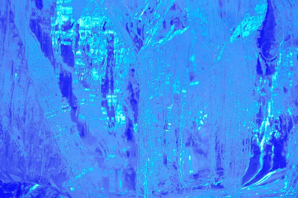 Иллюминированный лёд — стоковое фото