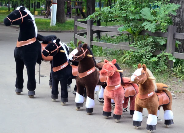 Plüschpferd für Kinder — Stockfoto