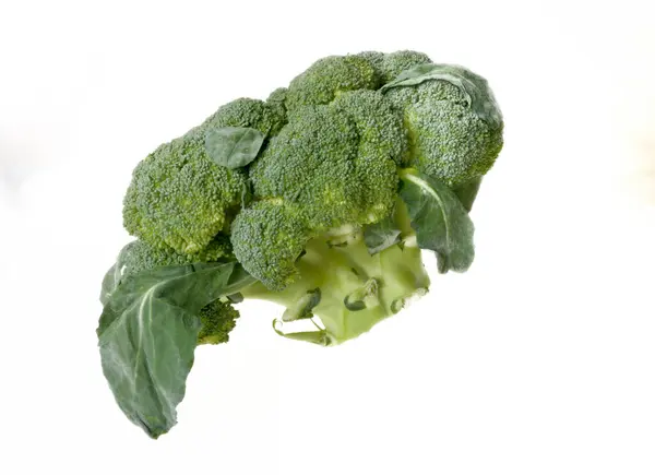 Bir Sürü Yeşil Yapraklı Brokoli Lahanası — Stok fotoğraf