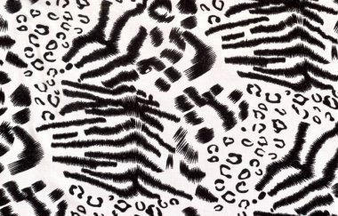 Leopar, kaplan derisindeki karışık desen için renk izi.,