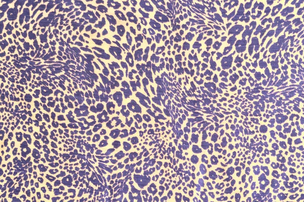 Impresión Piel Leopardo Color Kani Producido Masa Azul Bei — Foto de Stock