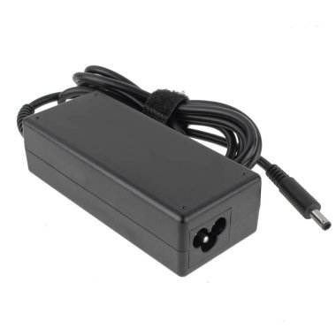 laptop güç adaptörü, dizüstü bilgisayar yedek parçası, beyaz arkaplan