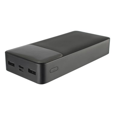 telefon için dış pil, beyaz arkaplanda telefon aksesuarı