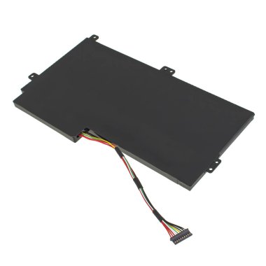 dizüstü bilgisayar pili ve yedek bilgisayar parçası beyaz arkaplanda izole edildi