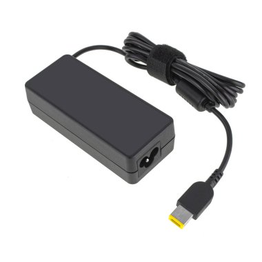 dizüstü bilgisayar güç adaptörü, dizüstü bilgisayar yedek parçası beyaz arkaplanda izole