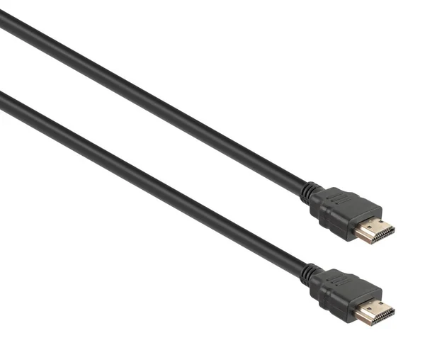 Hdmi 커넥터와 배경에 케이블 — 스톡 사진