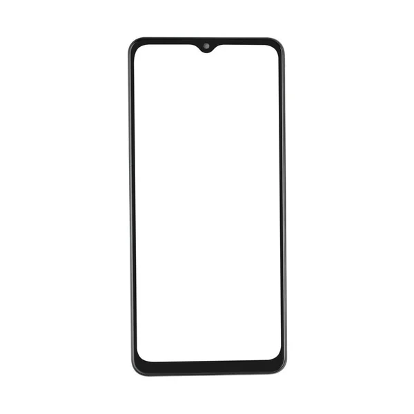 Phone Screen Front View White Background — Stok Foto